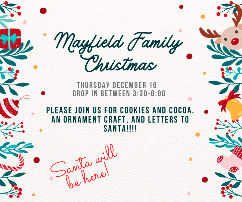 Mayfield Family Christmas event