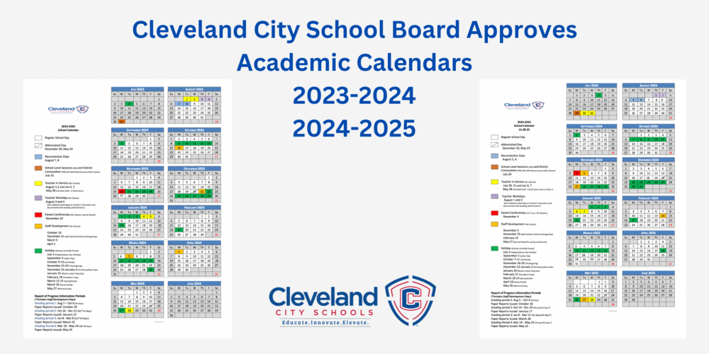 Cleveland City School Board Approves Academic Calendars