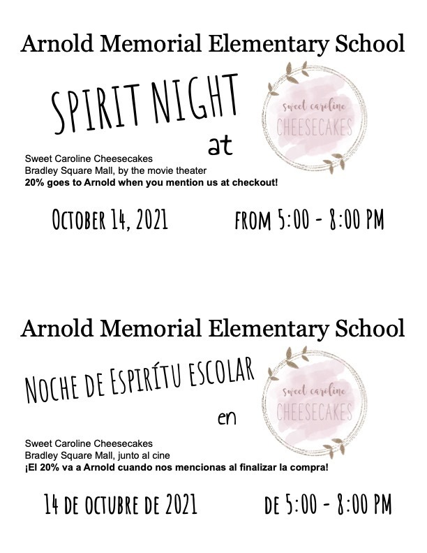 Arnold Spirit Night Flyer