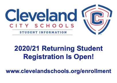 Returning Student Online Registration Graphic