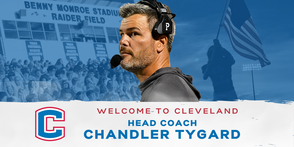 Chandler Tygard named Head Football Coach at Cleveland High School