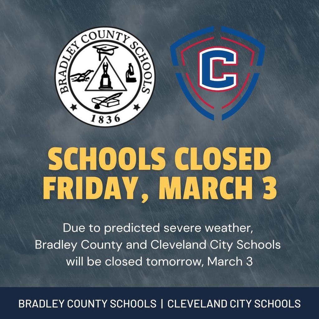 CCS Closed Friday March 3