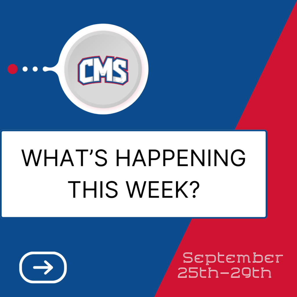 What's happening this week at CMS?